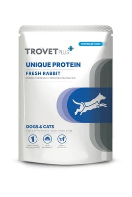 Trovet Unique Protein Conejo para Perros y Gatos – 300 g